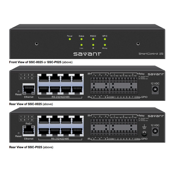 Savant SmartControl 25 SSCP025